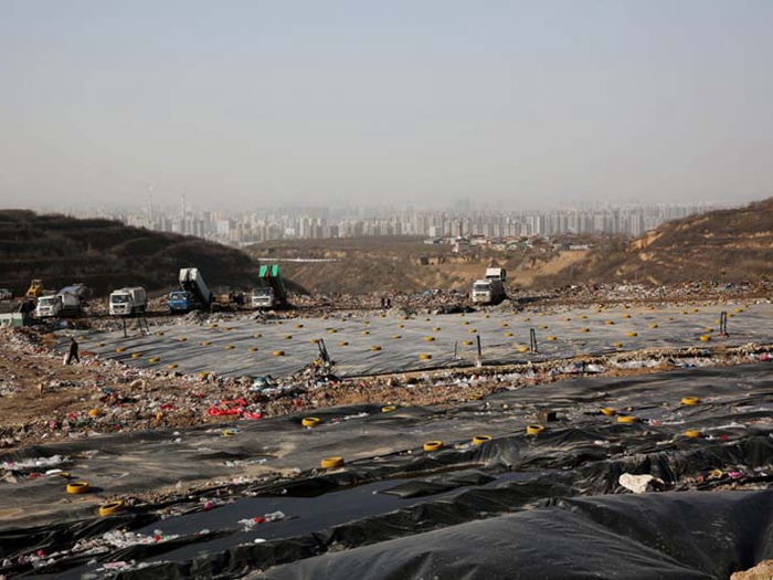 垃圾填埋场土工膜